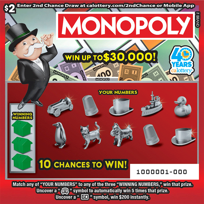 MONOPOLY ticket