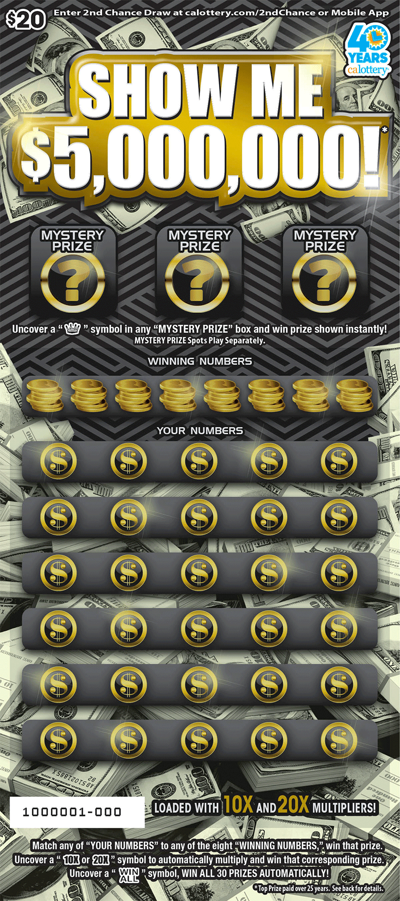 Show Me $5,000,000! ticket
