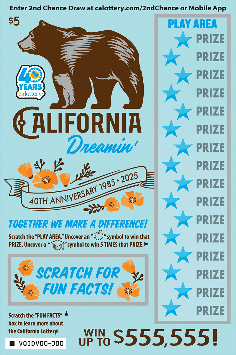 California Dreamin' ticket