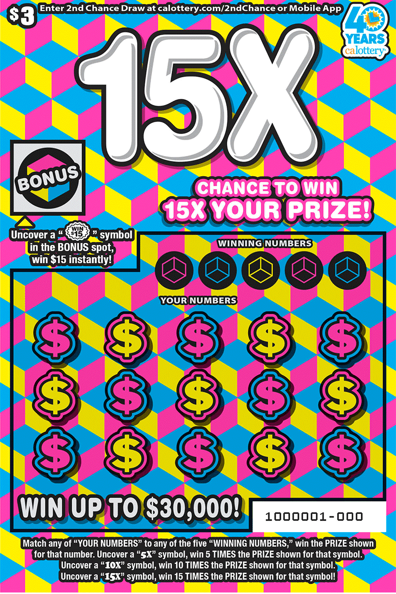 15X ticket