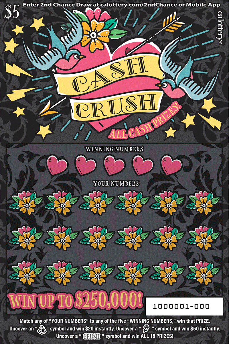 Cash Crush ticket