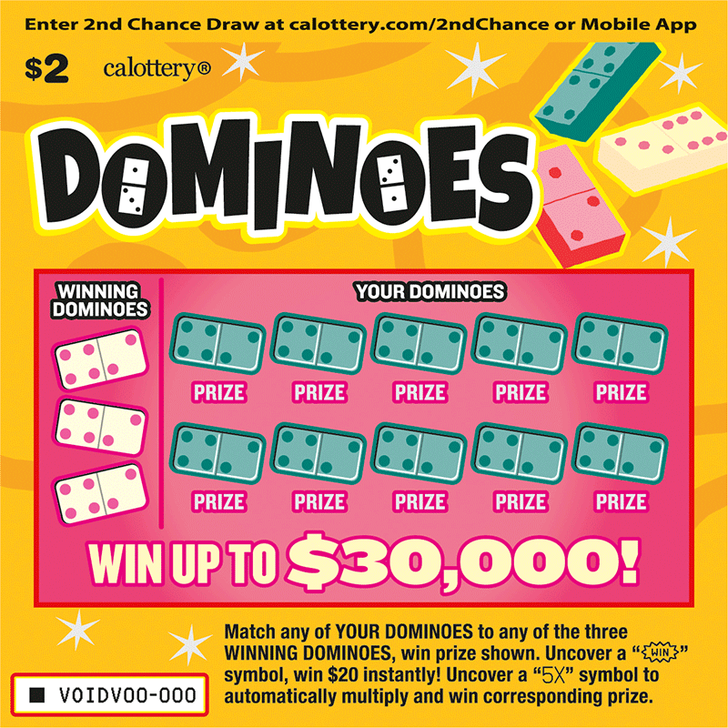 Dominoes ticket