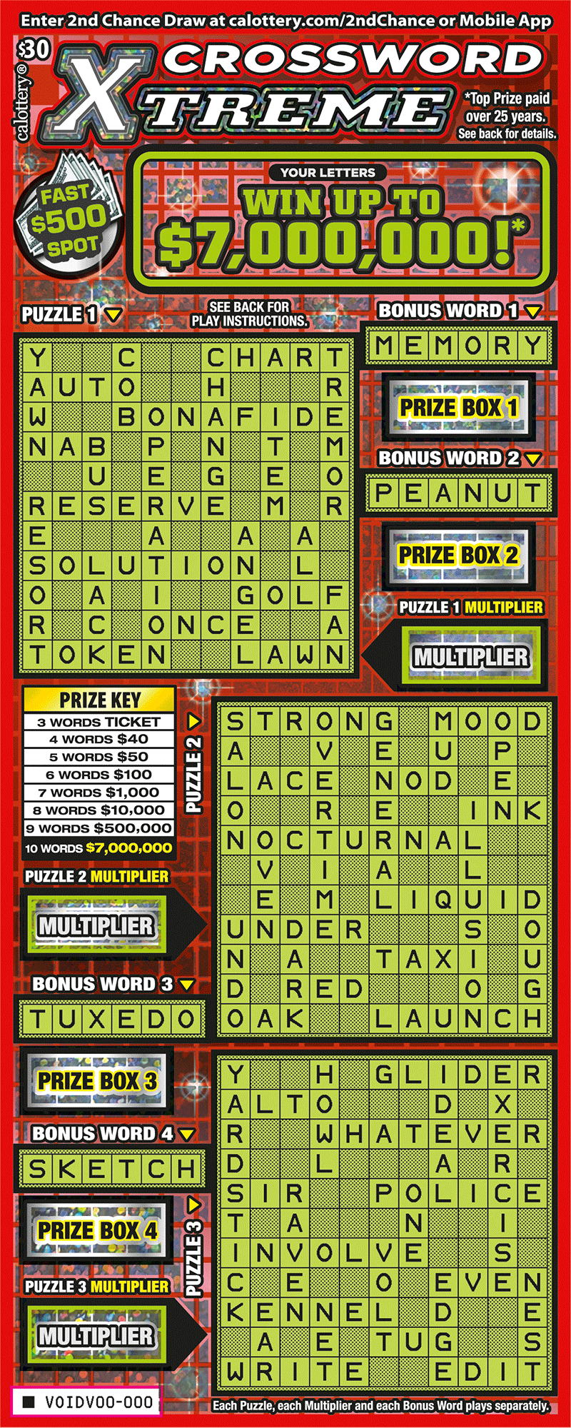 Crossword Xtreme ticket