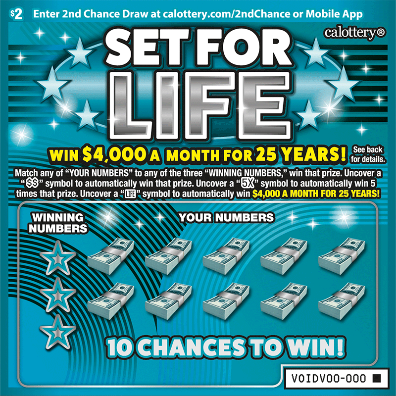 Set for Life ticket