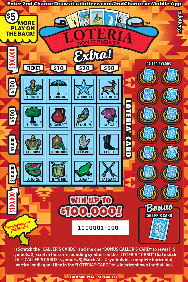 LOTERIA&trade; Extra! ticket