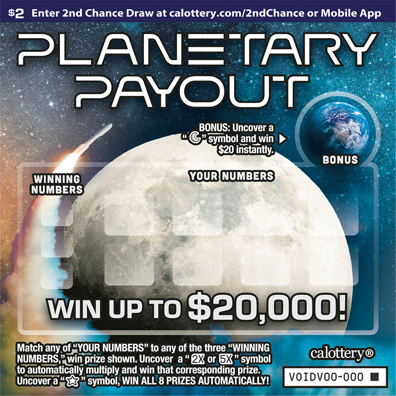 Planetary Payout ticket