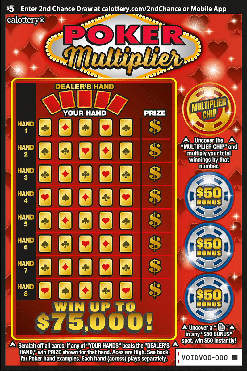 Poker Multiplier ticket