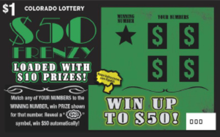 $50 Frenzy ticket