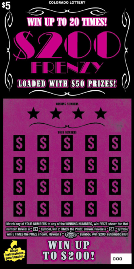 $200 Frenzy ticket
