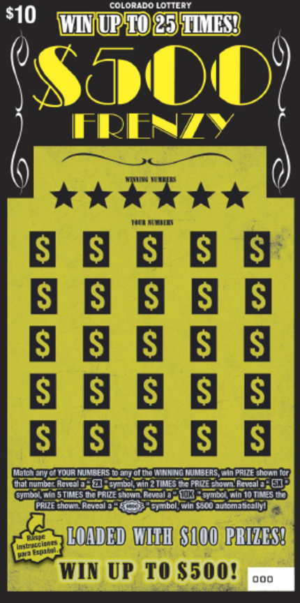 $500 Frenzy ticket