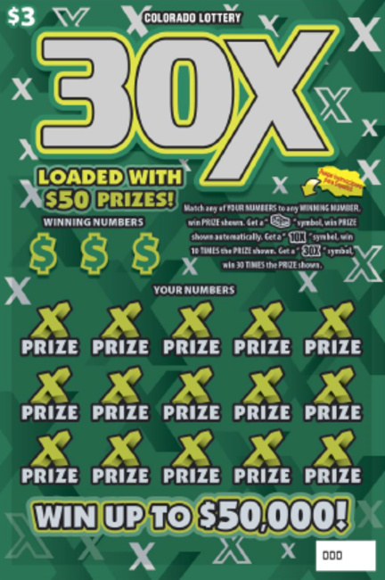 30X ticket