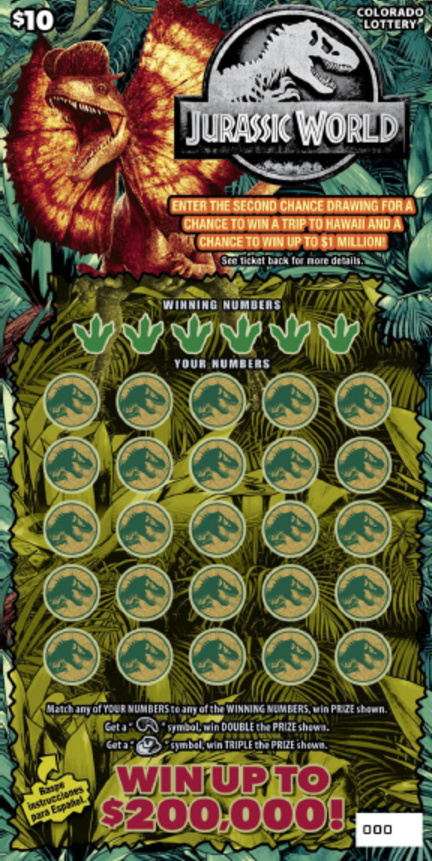 JURASSIC WORLD ticket