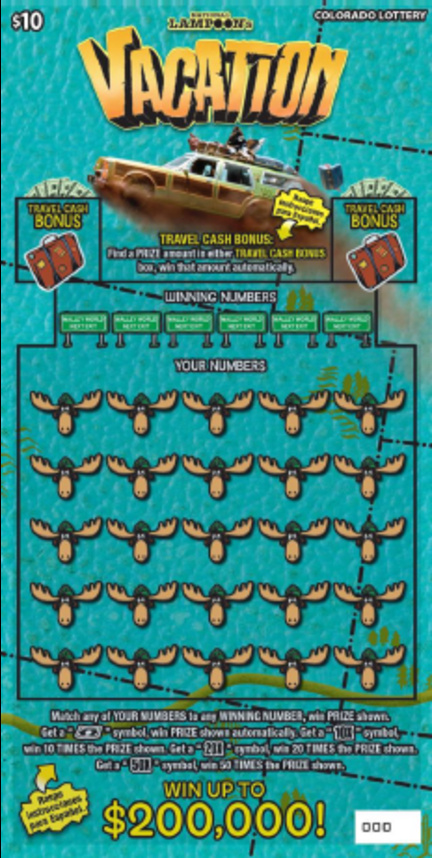 NATIONAL LAMPOON'S VACATION ticket