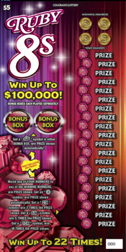 RUBY 8s ticket
