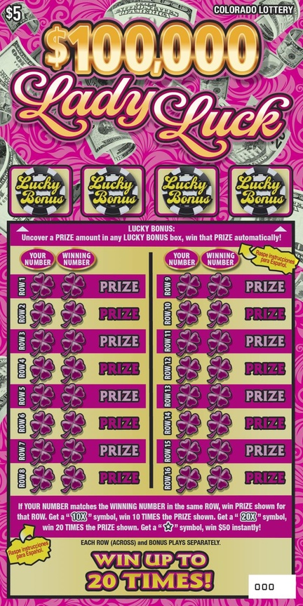 LADY LUCK ticket