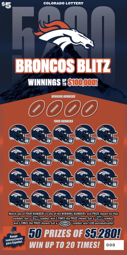 BRONCOS BLITZ ticket