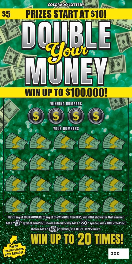 DOUBLE YOUR MONEY ticket