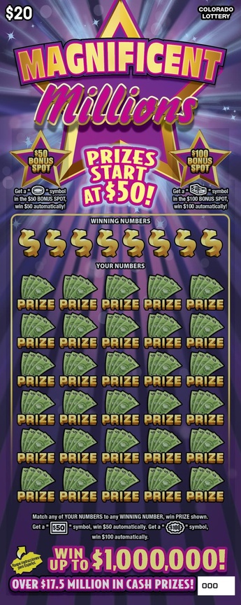 MAGNIFICENT MILLIONS ticket