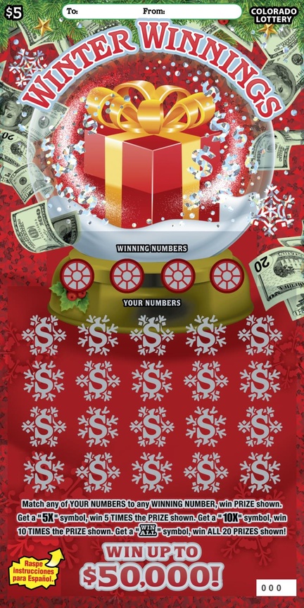 WINTER WINNINGS ticket