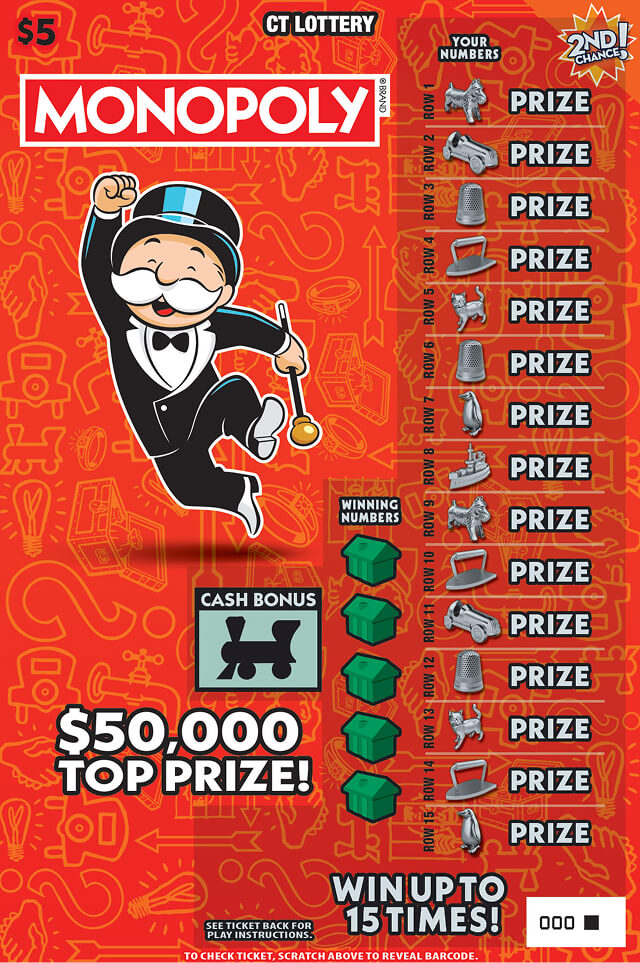 $5 MONOPOLY ticket