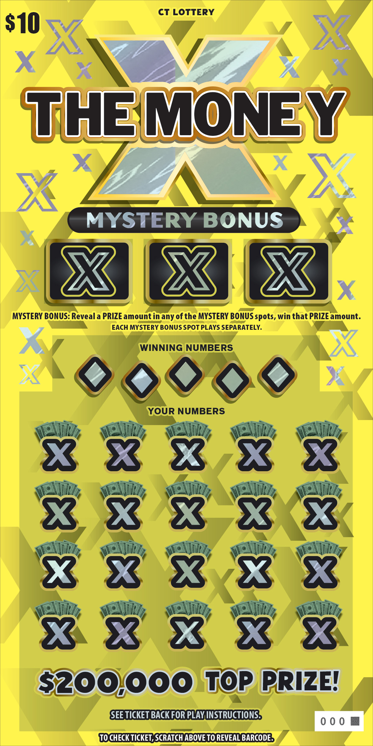 X THE MONEY ticket