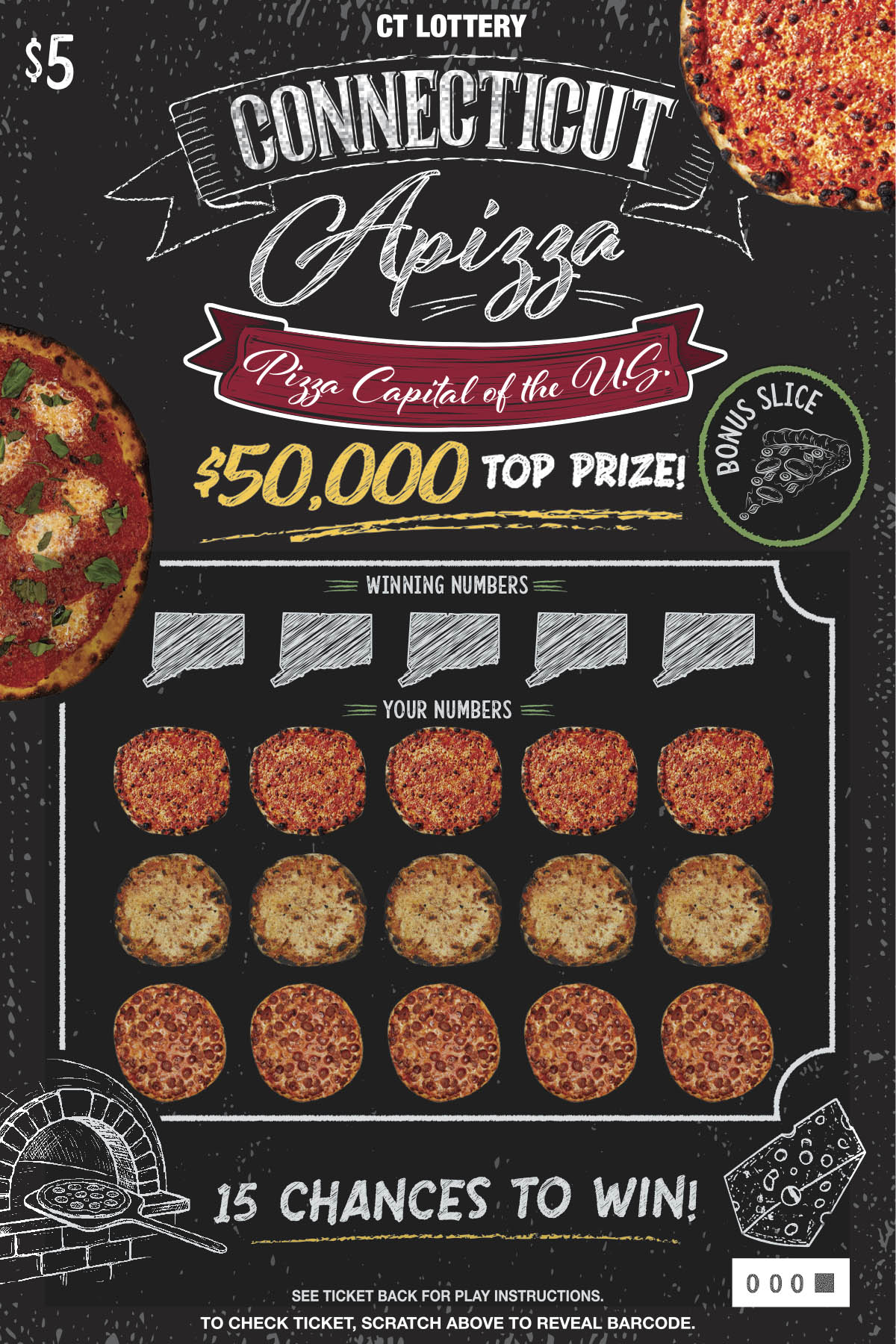 CONNECTICUT APIZZA ticket