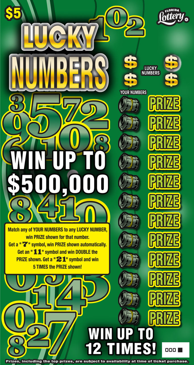 LUCKY NUMBERS ticket
