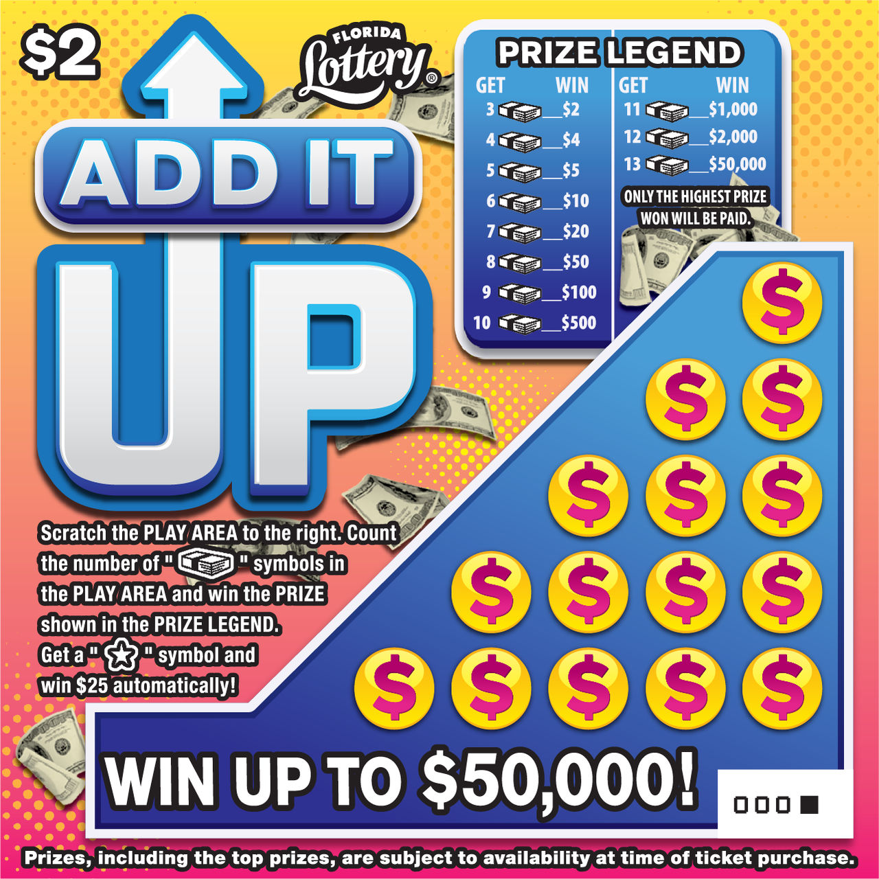 ADD IT UP ticket