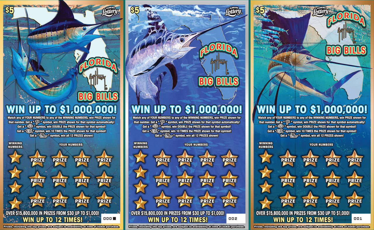 GUY HARVEY $1M FLORIDA BIG BILLS ticket