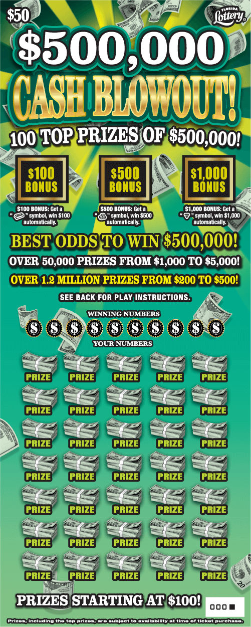 $500,000 CASH BLOWOUT! ticket