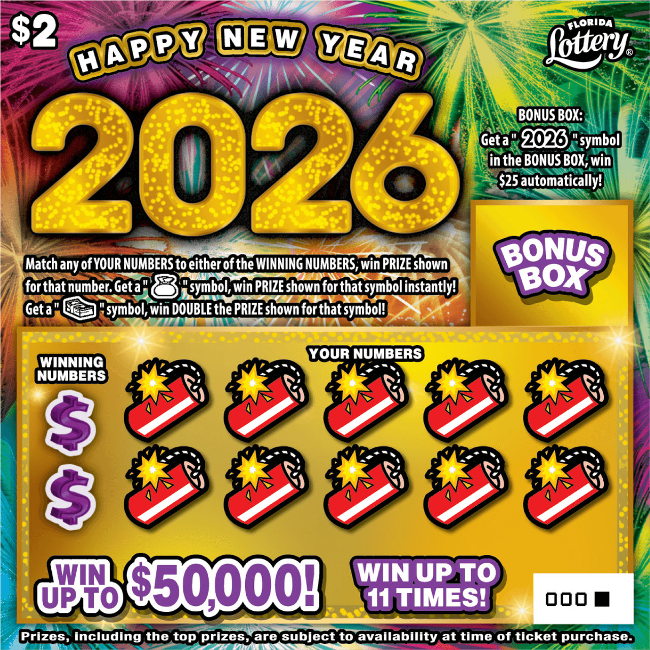 HAPPY NEW YEAR 2026 ticket