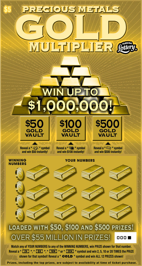PRECIOUS METALS GOLD MULTIPLIE ticket