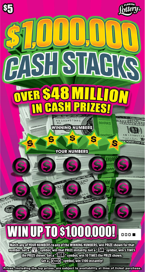 $1,000,000 CASH STACKS ticket