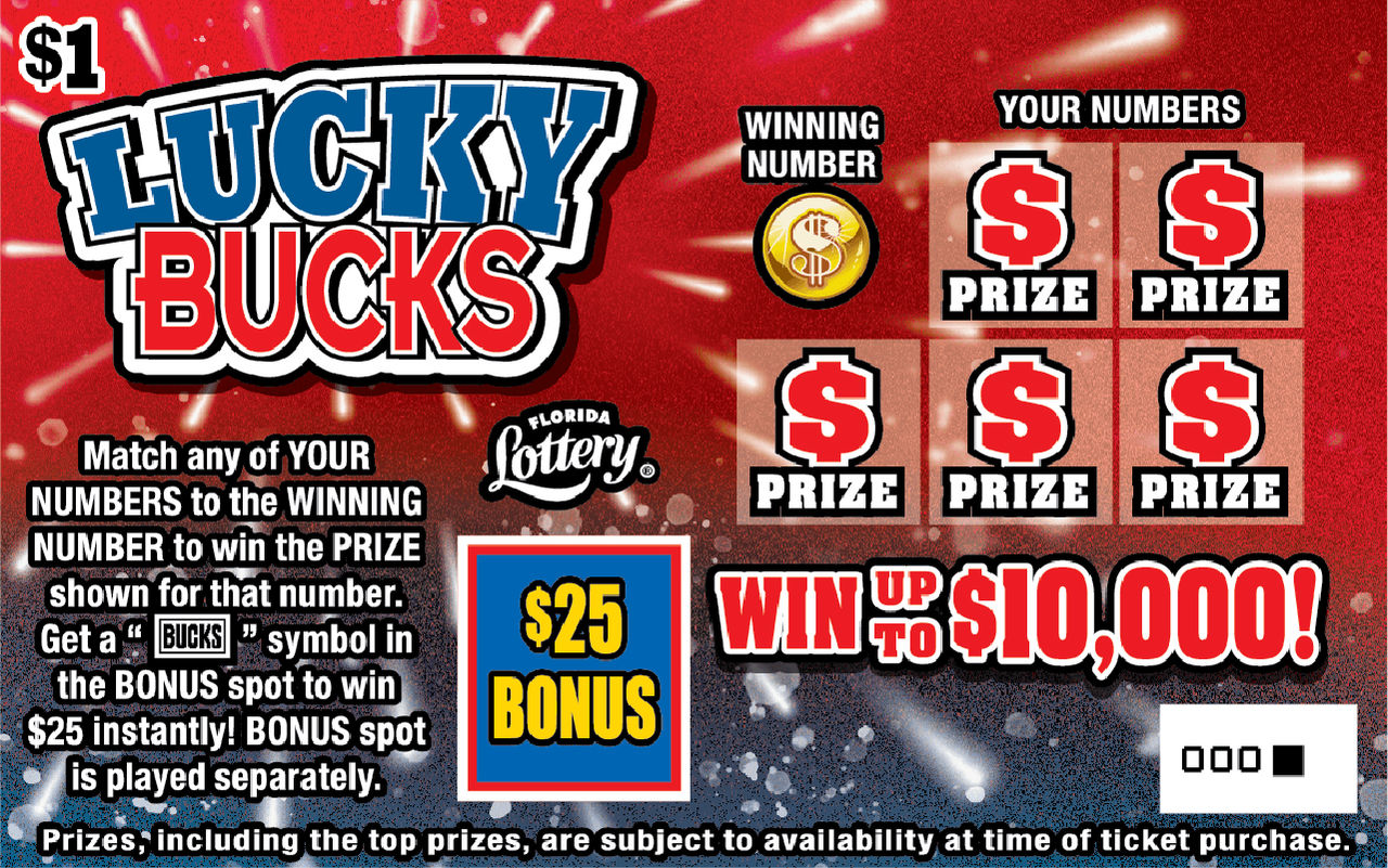 LUCKY BUCKS ticket