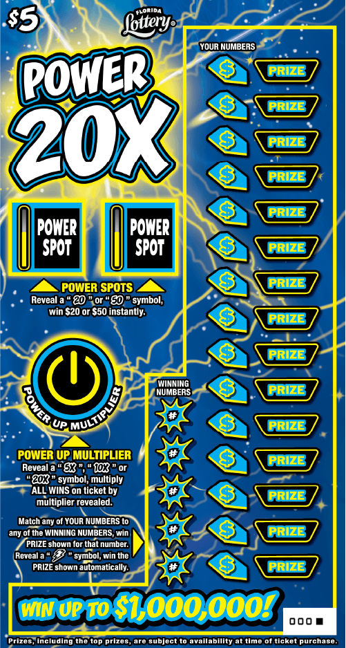 POWER 20X ticket