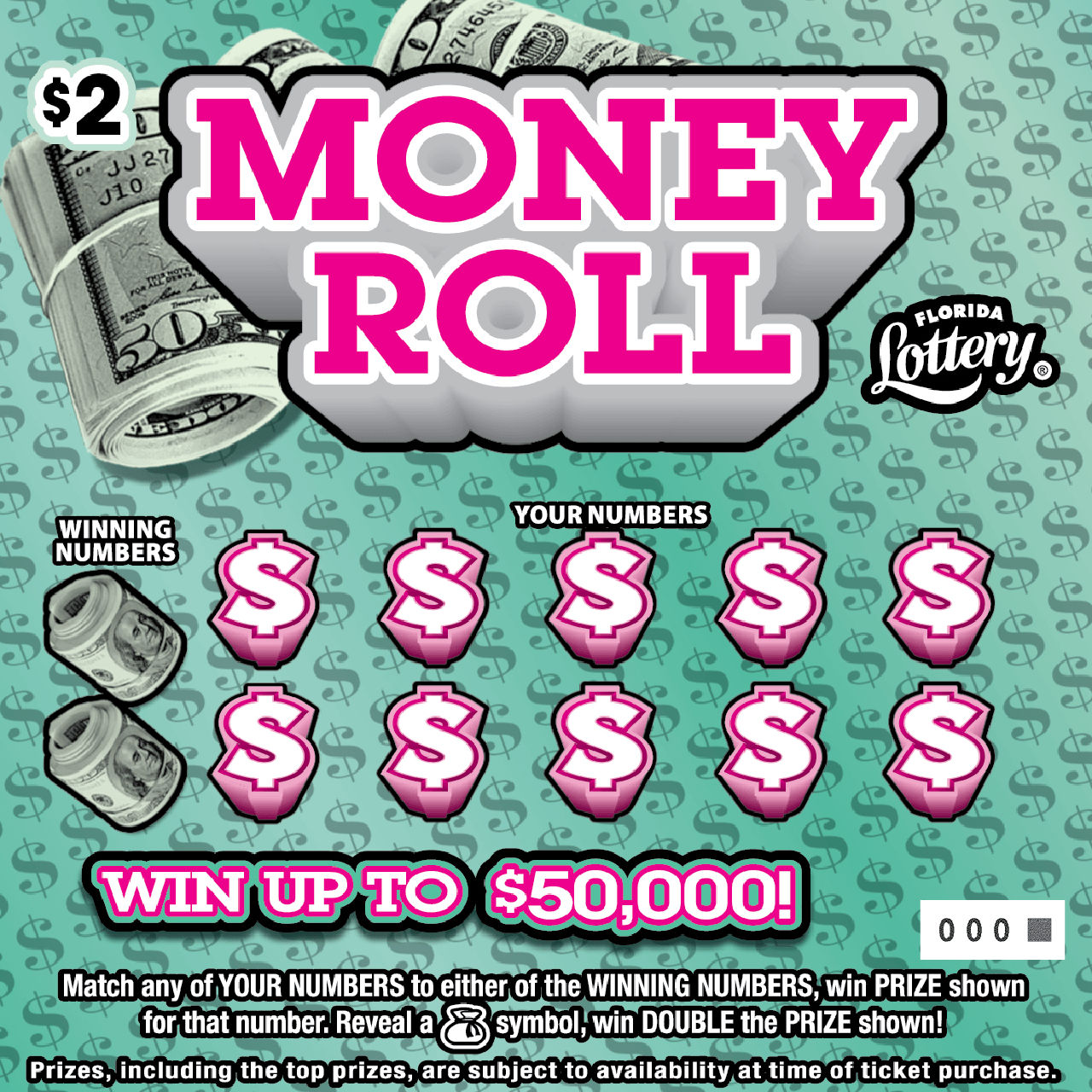MONEY ROLL ticket