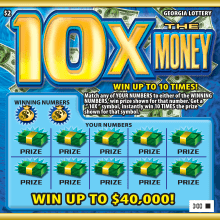 10X The Money ticket