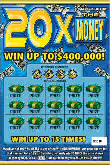 20X The Money ticket