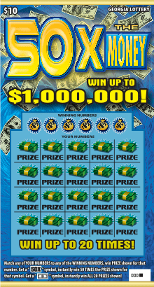 50X The Money ticket