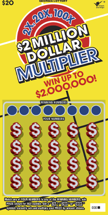$2 Million Multiplier ticket