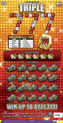 Triple 777 ticket
