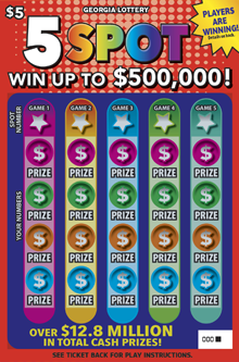 5 Spot ticket