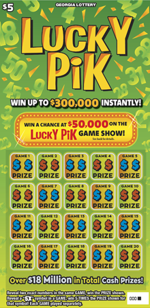 Lucky Pik ticket
