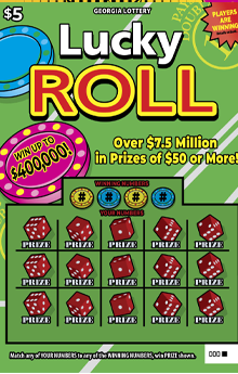 Lucky Roll ticket