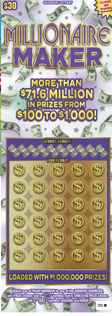 Millionaire Maker ticket