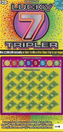 Lucky 7 Tripler ticket