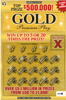 Gold Premium Play ticket