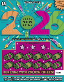 Happy New Year 2026 ticket
