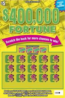 $400,000 Fortune ticket