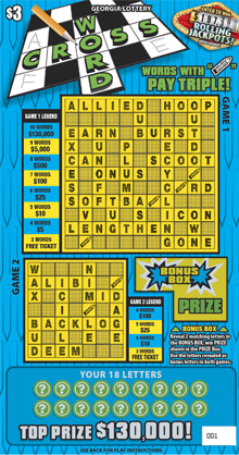 Crossword ticket